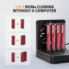 AXAGON ADSA-M2C44 Stacja dokująca USB4 dla 4x M.2 NVMe SSD z funkcją klonowania dysków bez komputera